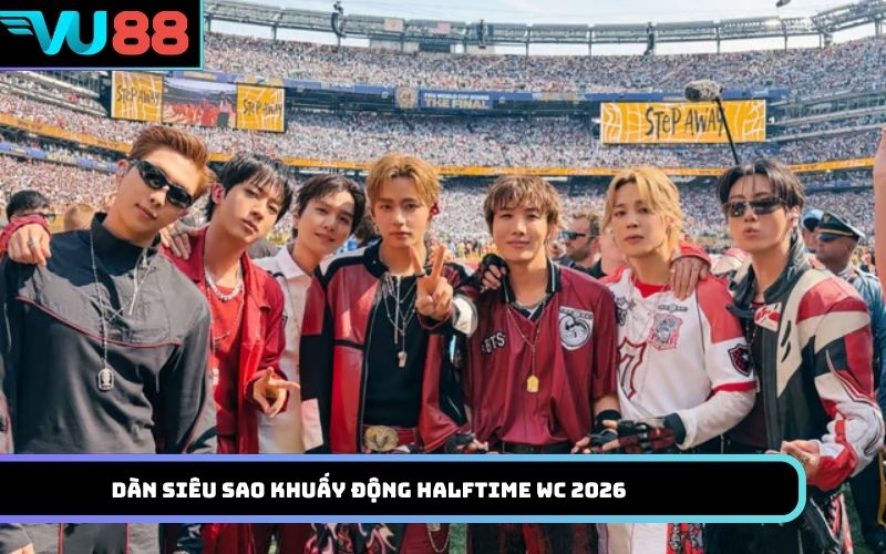 Dàn siêu sao khuấy động Halftime WC 2026