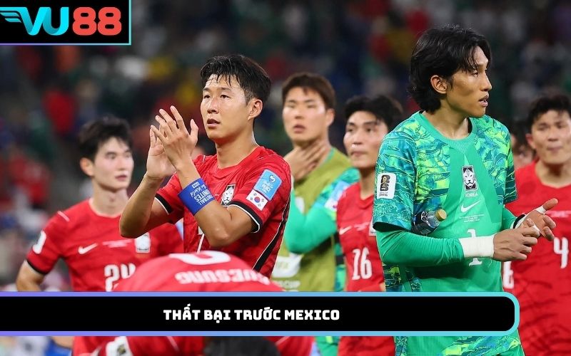 Thất bại trước Mexico