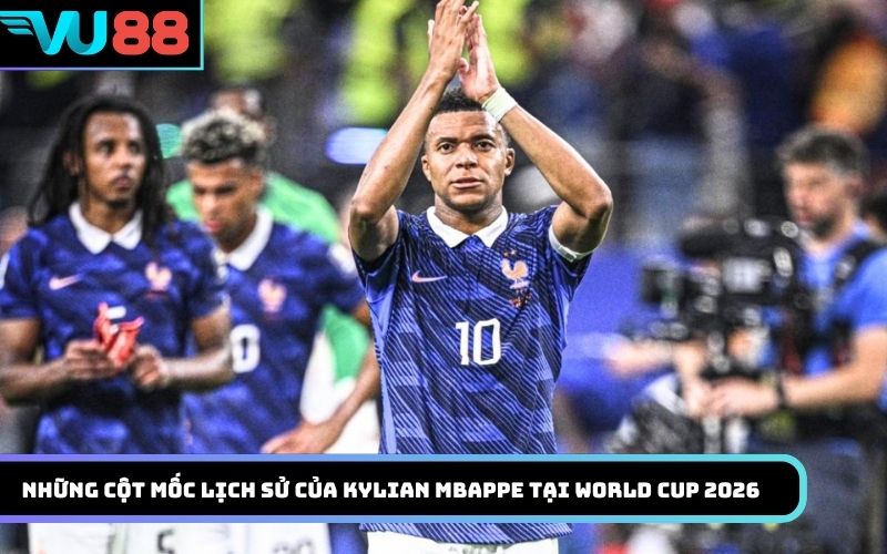 Những cột mốc lịch sử của Kylian Mbappe tại World Cup 2026